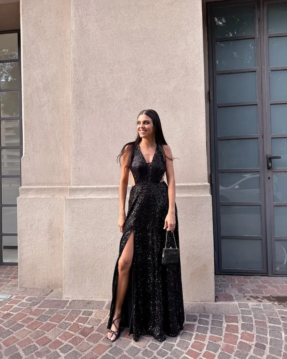 El look de Luciana Perroni para el casamiento de Stephanie Demner.