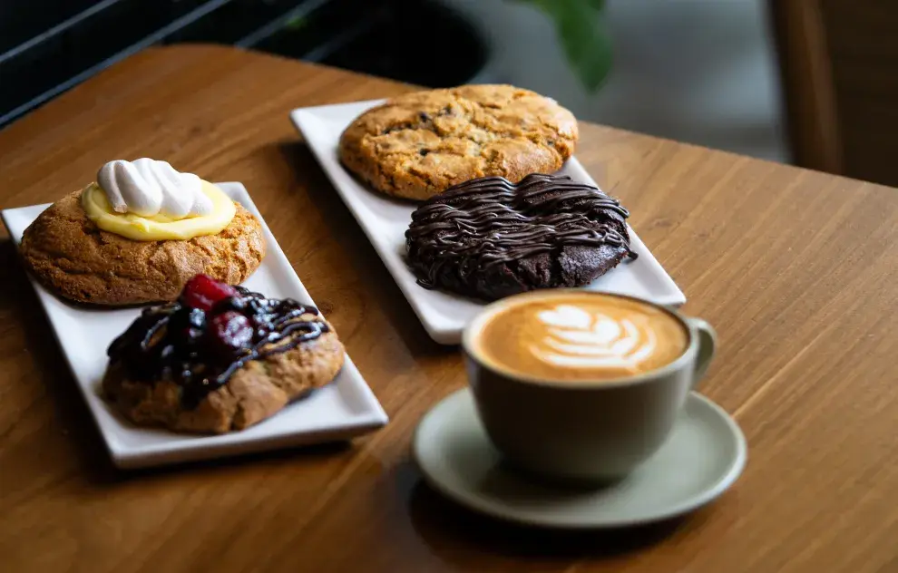 cookies y café