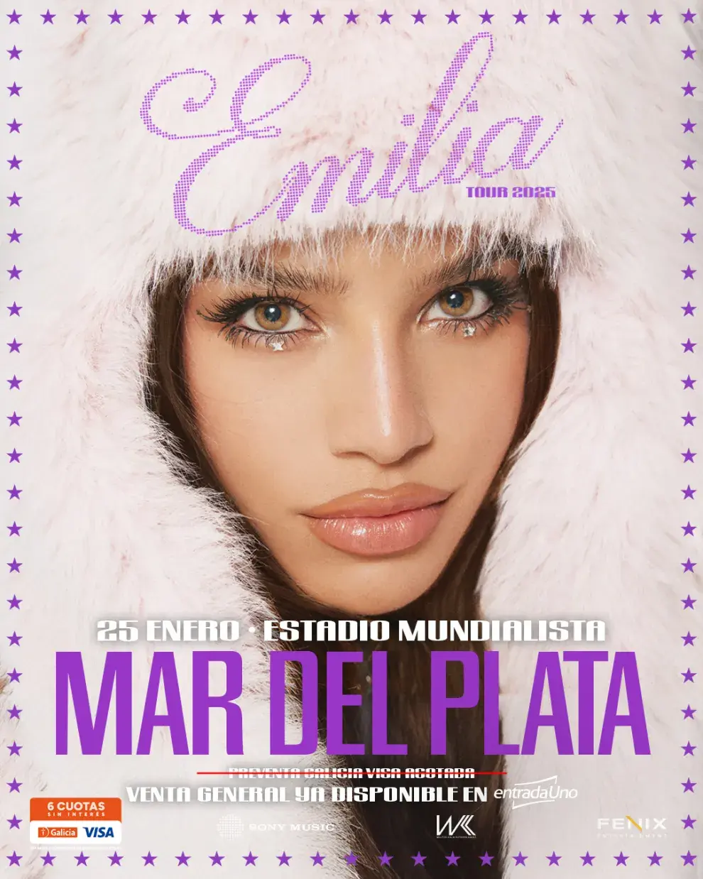 Poster de Emilia en Mar del Plata.