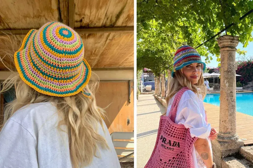 El piluso tejido al crochet es otra idea que podés implementar para los días de mucho sol.