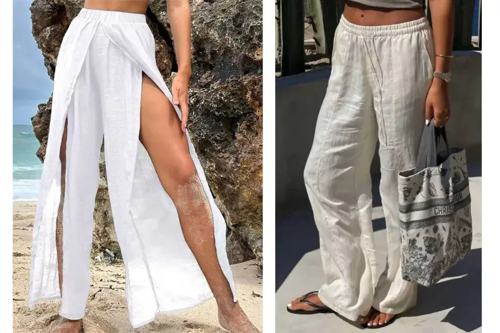 Los pantalones de lino son perfectos para la temporada de verano