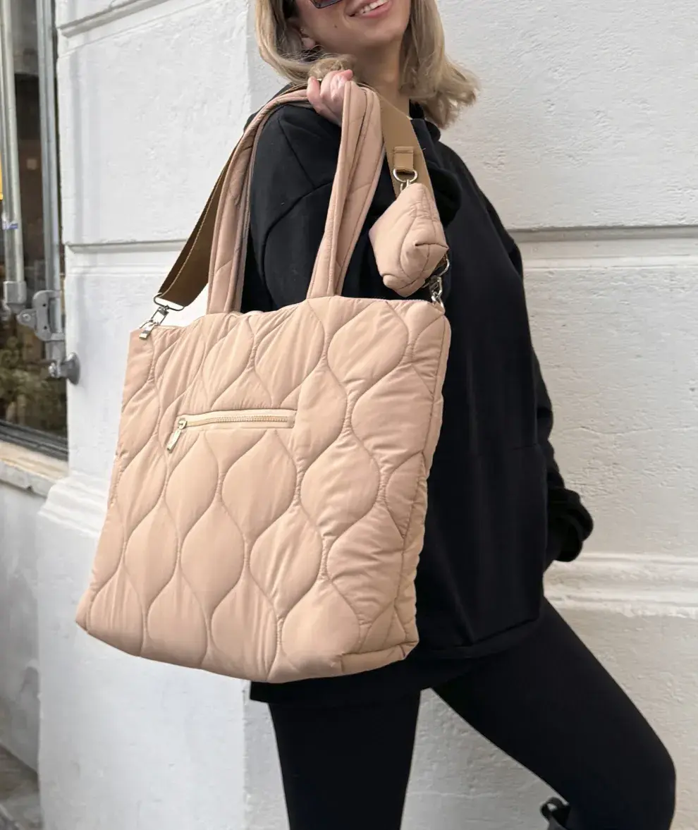 Tote bag puffer