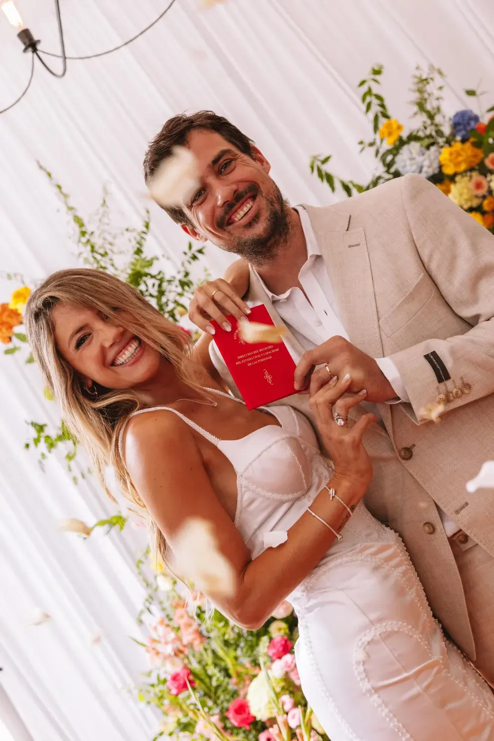 casamiento stephie demner y guido pella