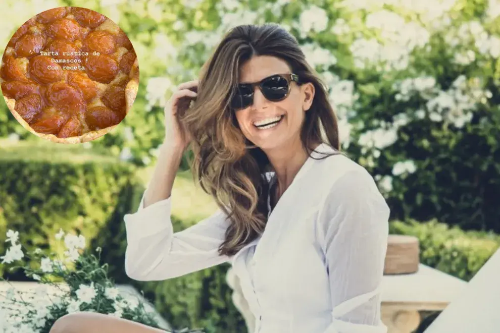 Juliana Awada compartió su receta de tarta de damascos