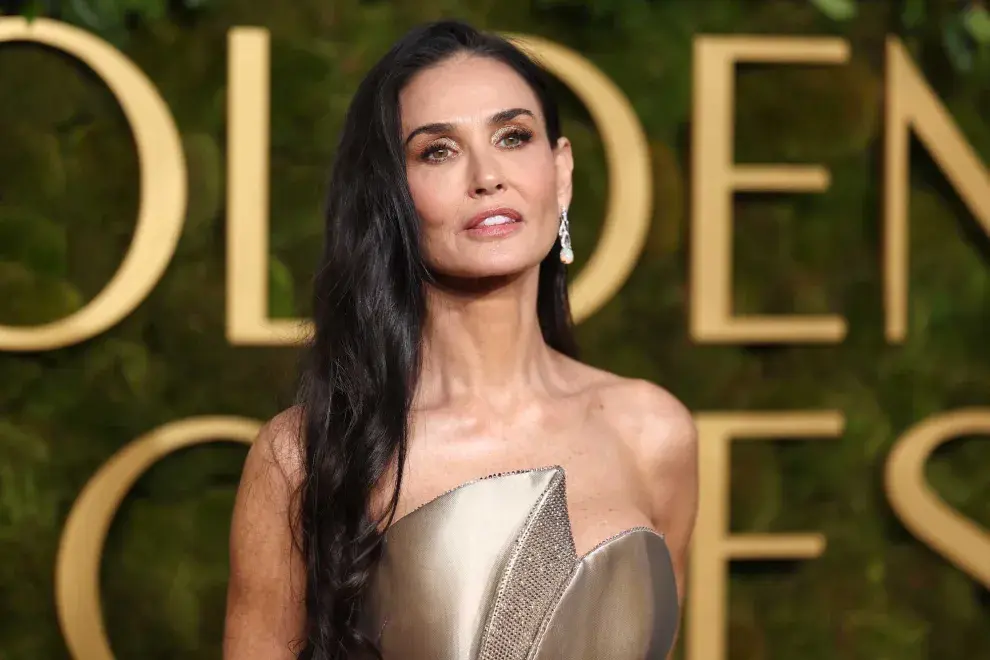 Demi Moore obtuvo el premio en la categoría a Mejor actuación femenina en comedia en los Globo de Oro 2025