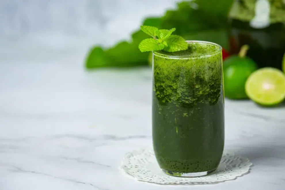 Un jugo verde