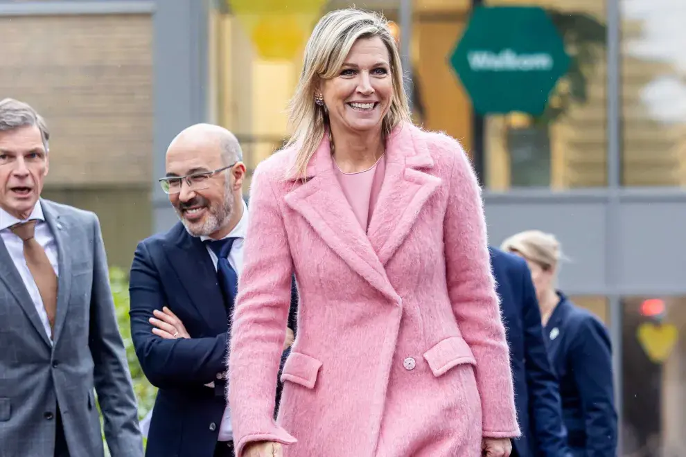 Máxima Zorreguieta con look total pink