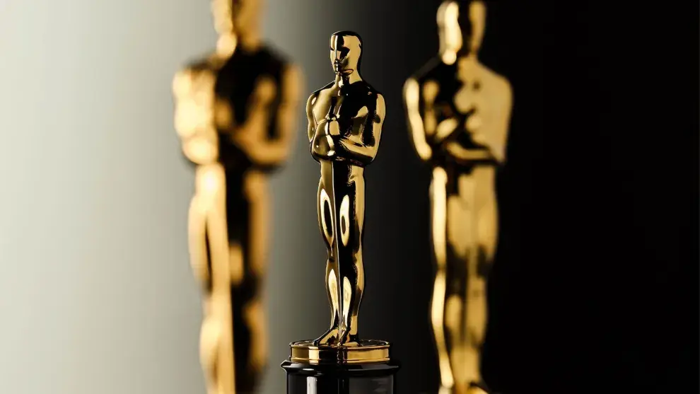 Imagen de varios premios Oscars.