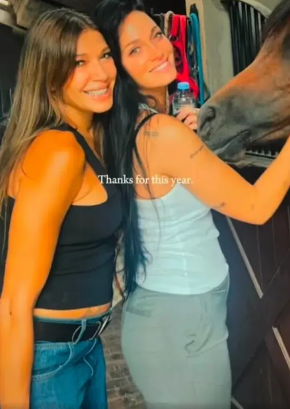 Foto de Catherine Fulop y Oriana Sabatini.