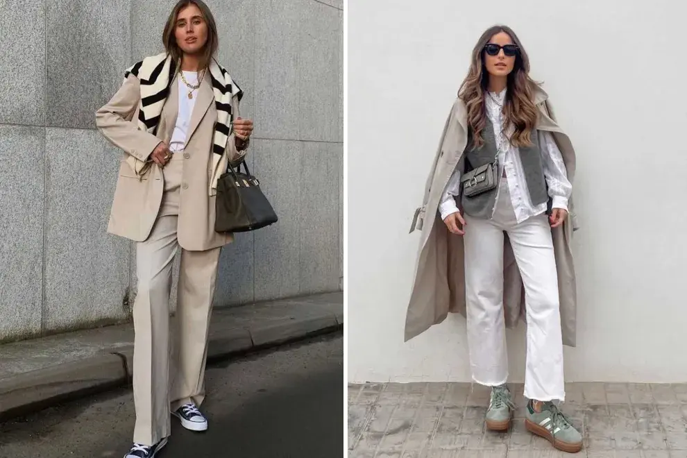 Las zapatillas se suman a los looks de oficina