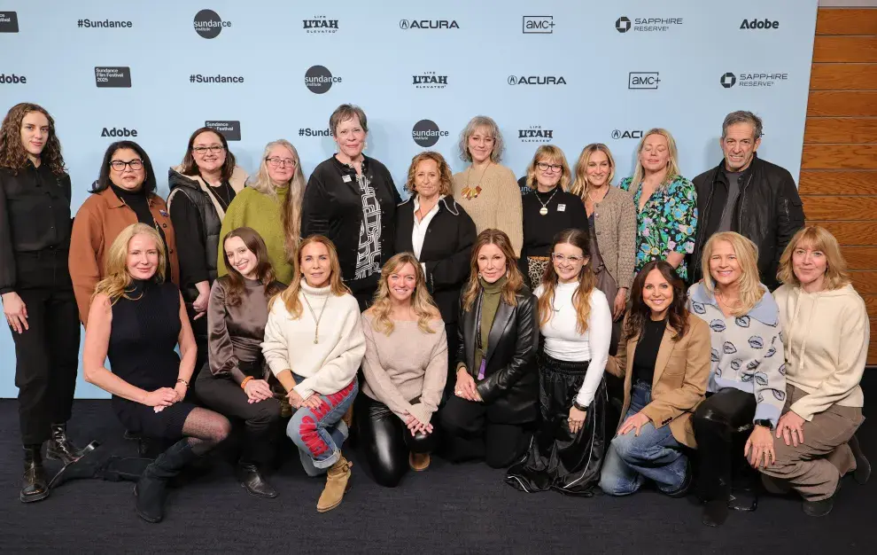 Sarah Jessica Parker y el equipo de su documental The Librarians, en Sundance 2025.