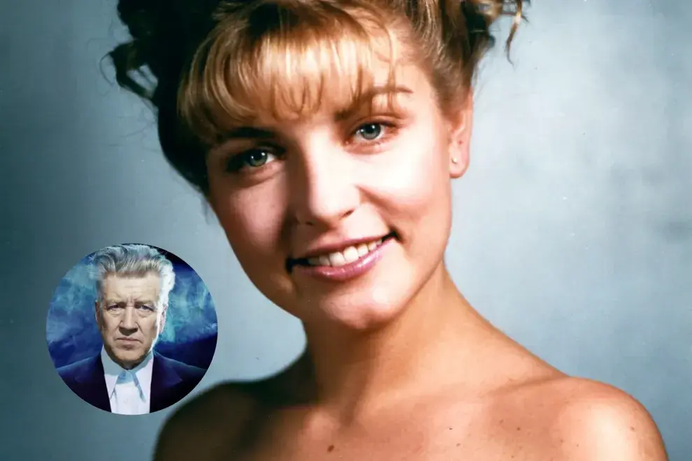 Armado con foto de David Lynch y su serie Twin Peaks.