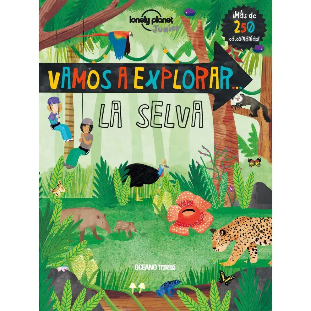 Vamos a explorar la selva, un libro para niñas y niños aventureros