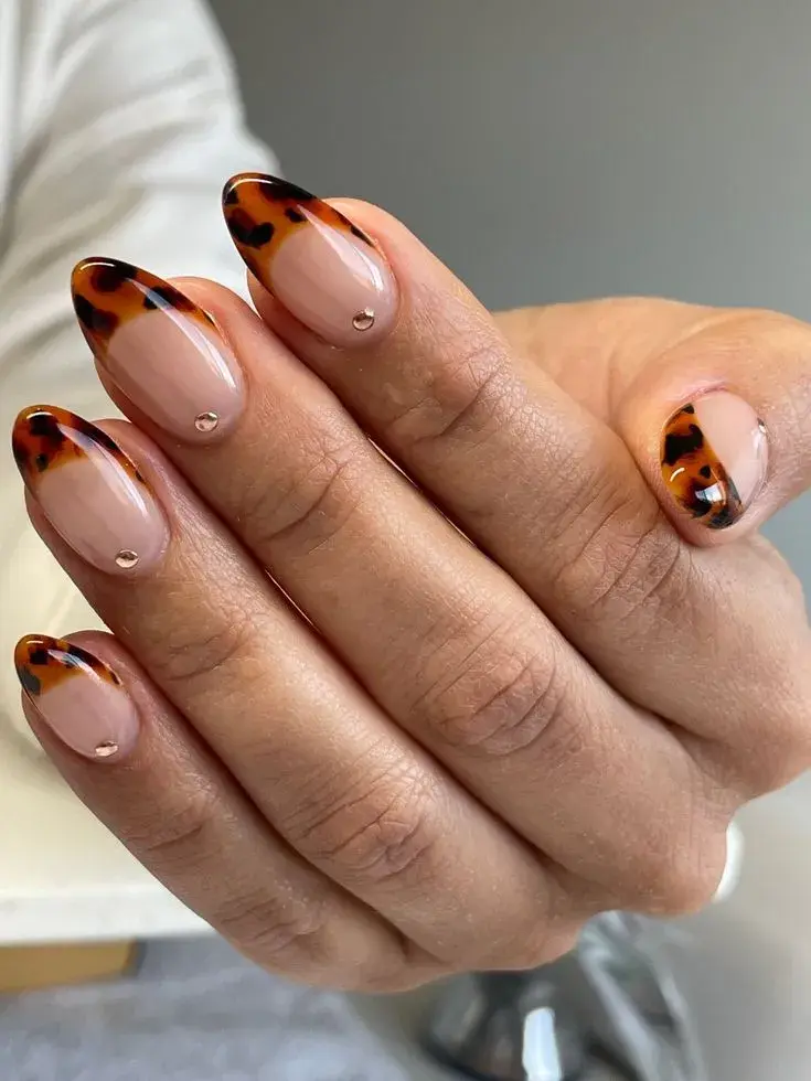 uñas animal print