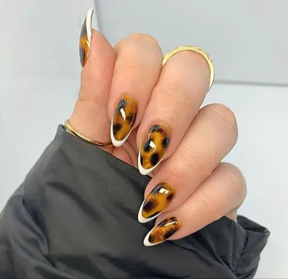 uñas animal print