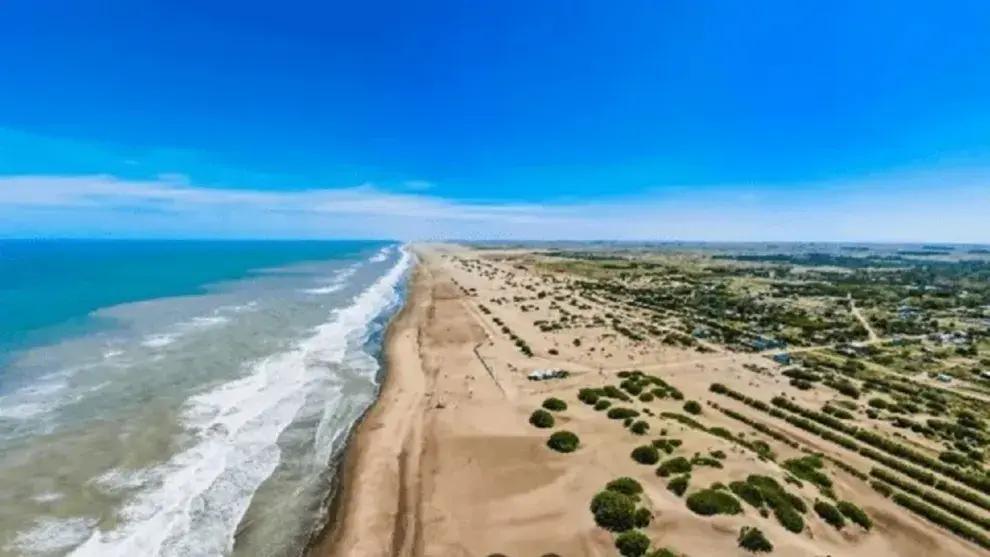 Playa Marisol, en Coronel Dorrego, provincia de Buenos Aires