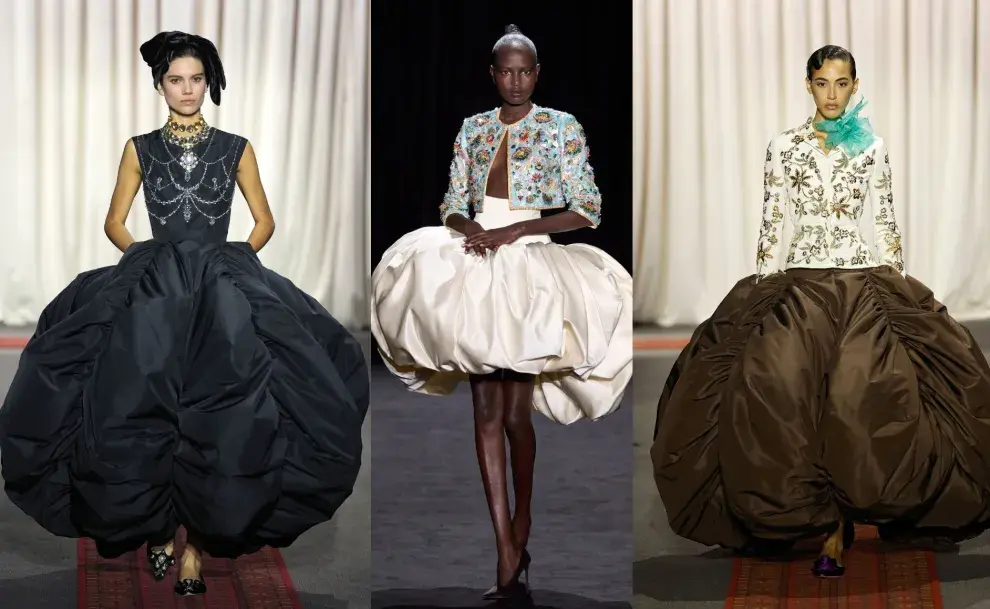 Faldas balloon en Paris Fashion Week