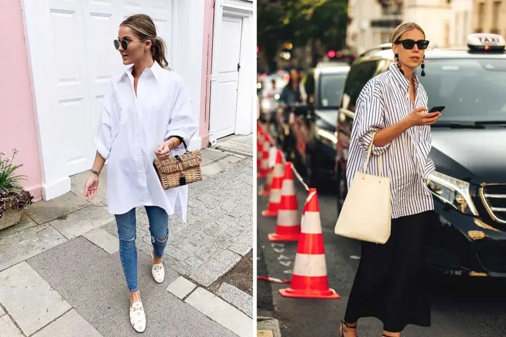 Las camisas oversize llegan para quedarse