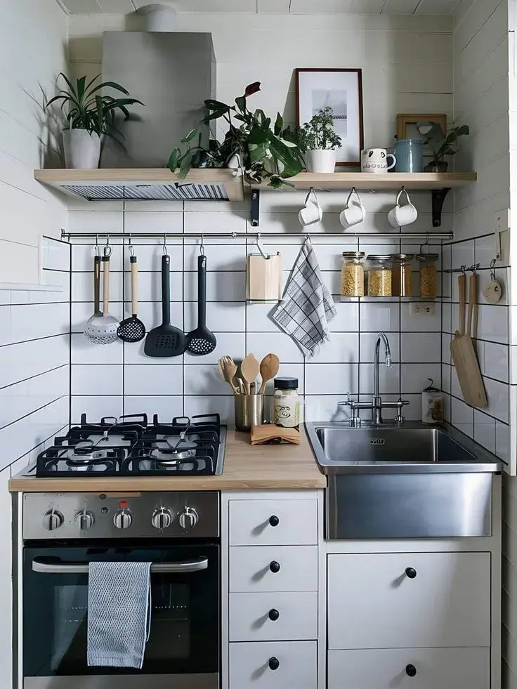 Foto de cocina pequeña.