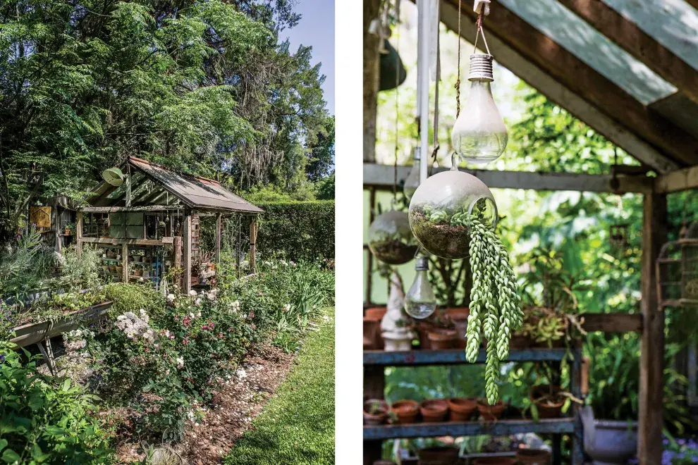 En La Flor Azul, Paquita encontró su lugar en el mundo, y descubrió que su alma de jardinera había permanecido latente mientras se dedicaba a ser madre, al diseño de moda y a la decoración.