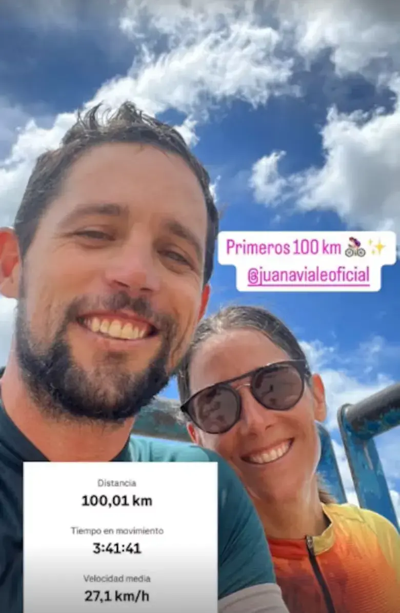 Foto de Juana Viale y Yago Lange.