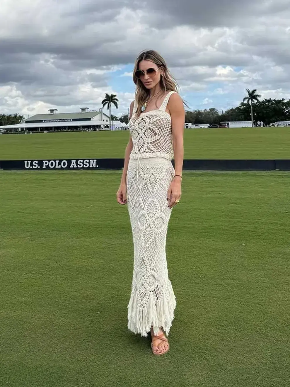 que María Vázquez publicó en su cuenta de Instagram en donde tiene más de 350 mil seguidores un look boho-chic que se llevó todas las miradas.