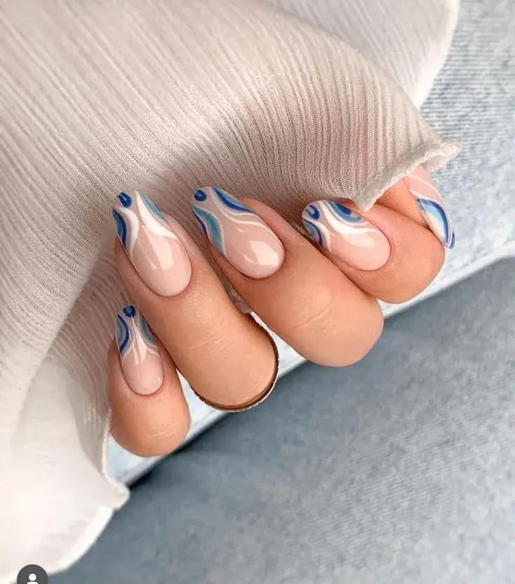 Uñas azules 