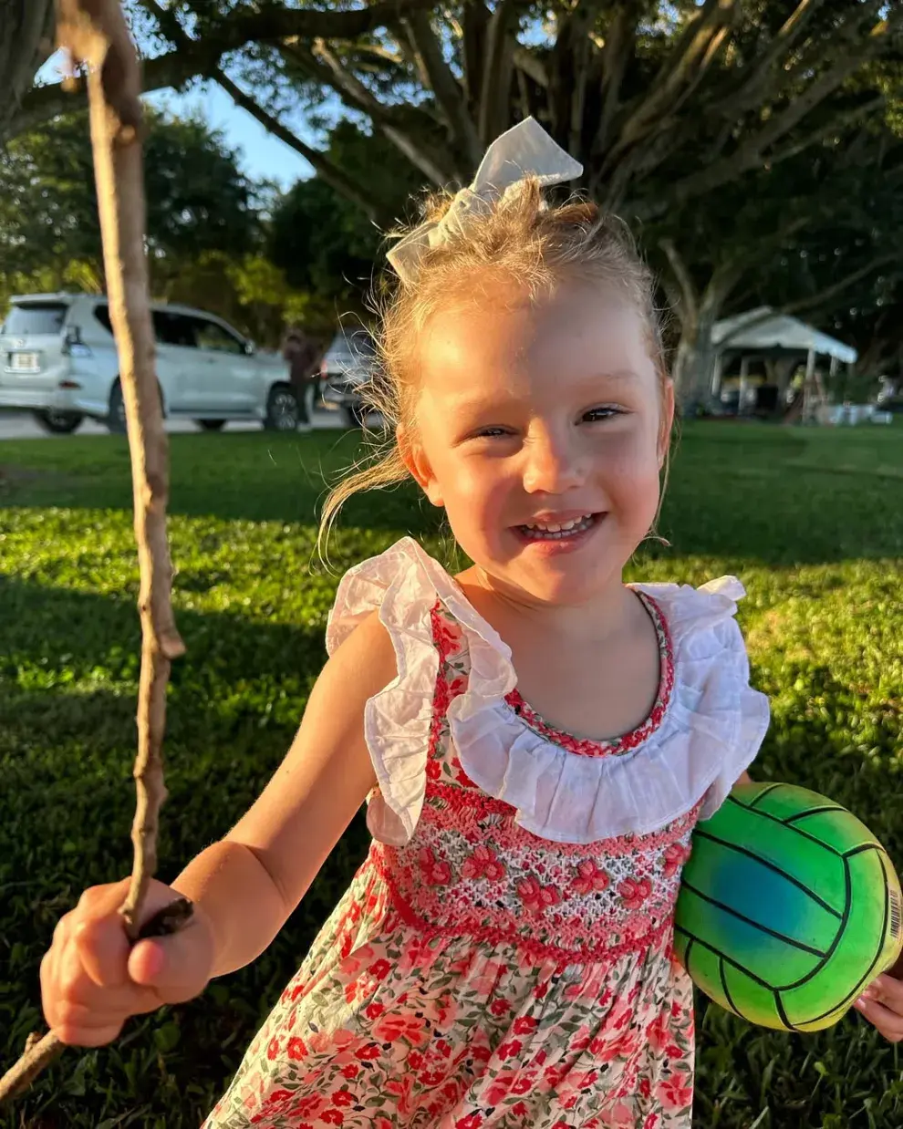 El look boho chic de Anita, la hija de Pampita.