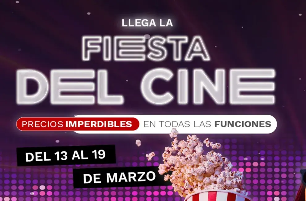 Afiche de la fiesta del cine 2025