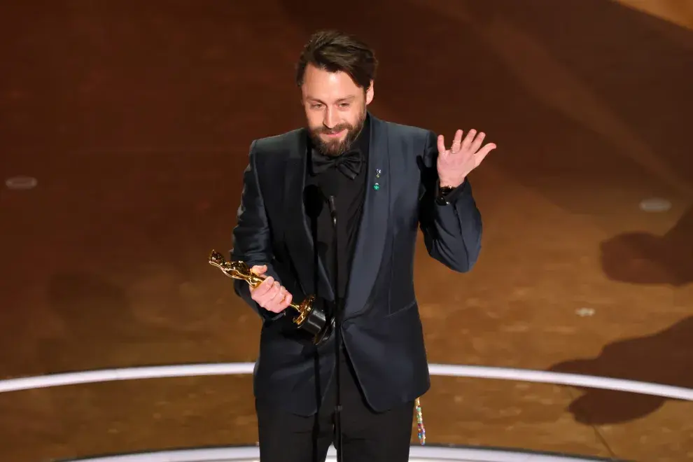 Foto de Kieran Culkin en los Premios Oscars 2025.