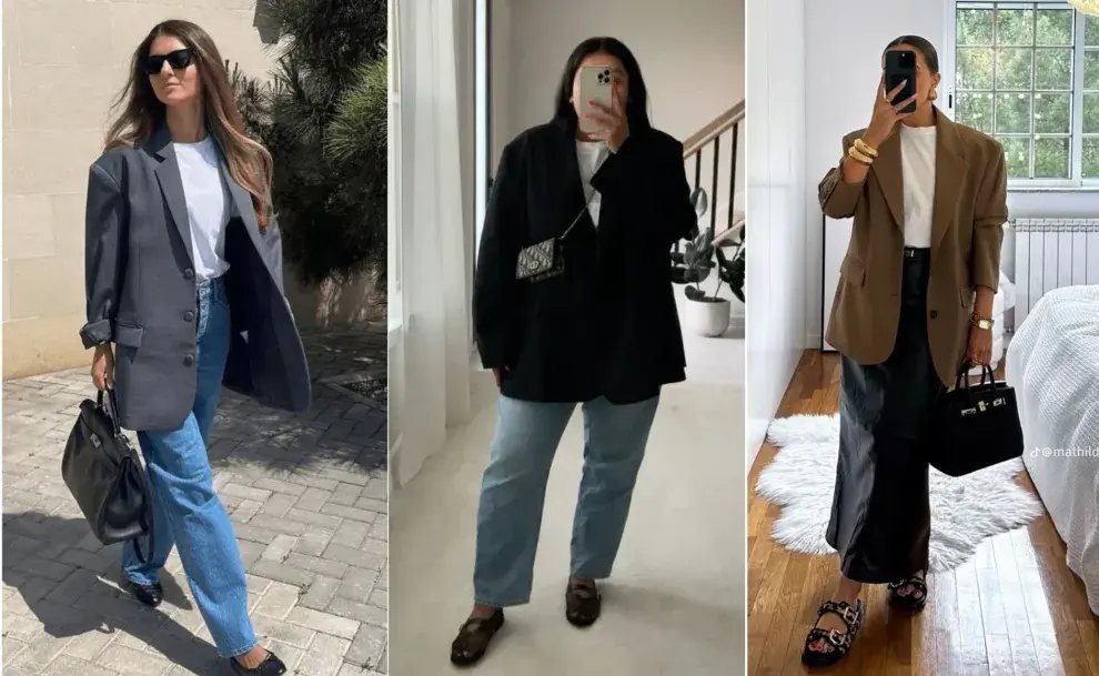 looks de blazer oversize