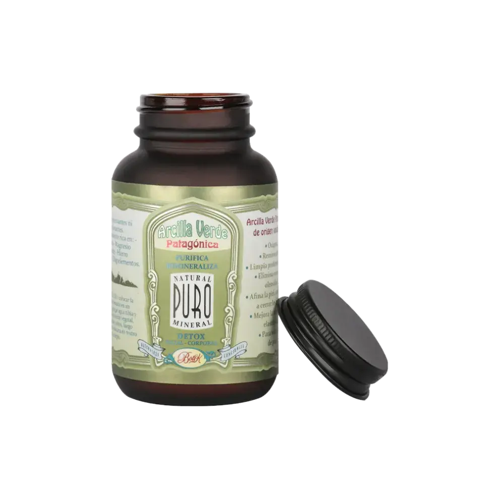 Mascarilla de arcilla verde patagónica 100% vegetal de Boti-k Puro