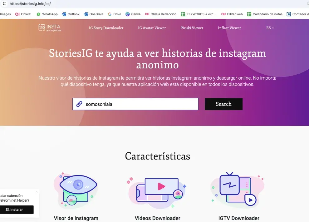 El truco para ver las stories de Instagram de forma anónima