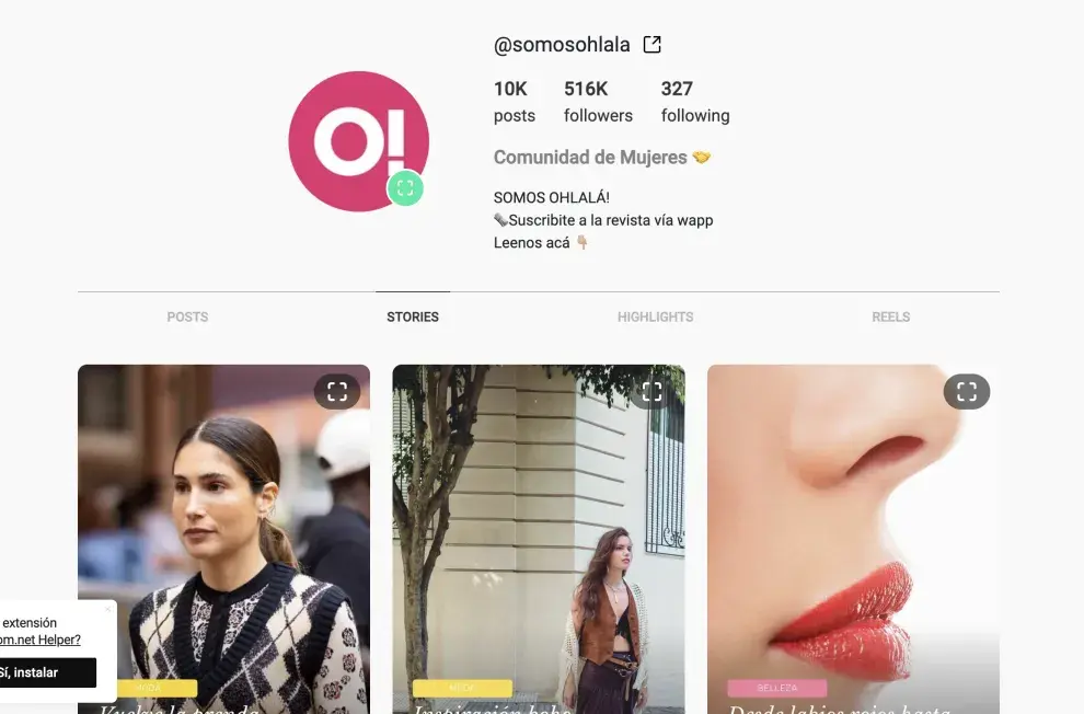 El truco para ver las stories de Instagram de forma anónima