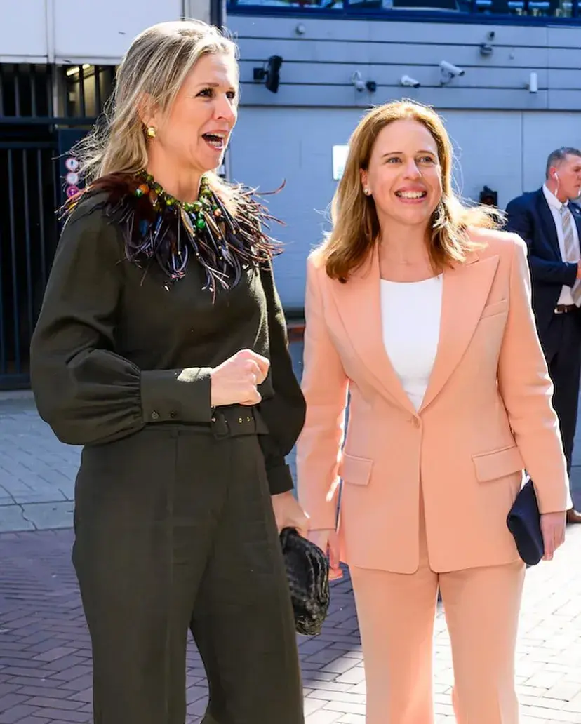 Máxima Zorreguieta en Róterdam, el 1 de abril de 2025.