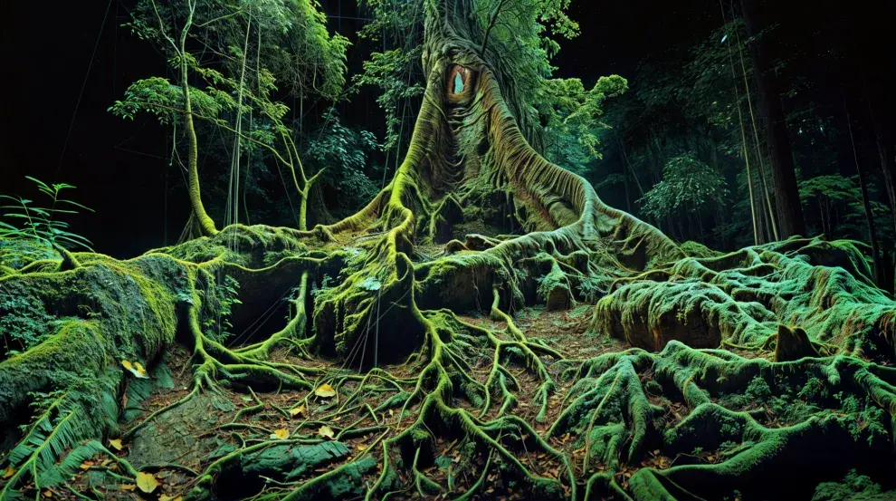 Sebastián Seifert y su obra inmersiva: “Etherbosque - Cartografías digitales”