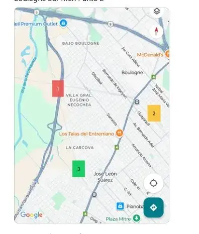El recorrido que hace el tren en el Eternauta
