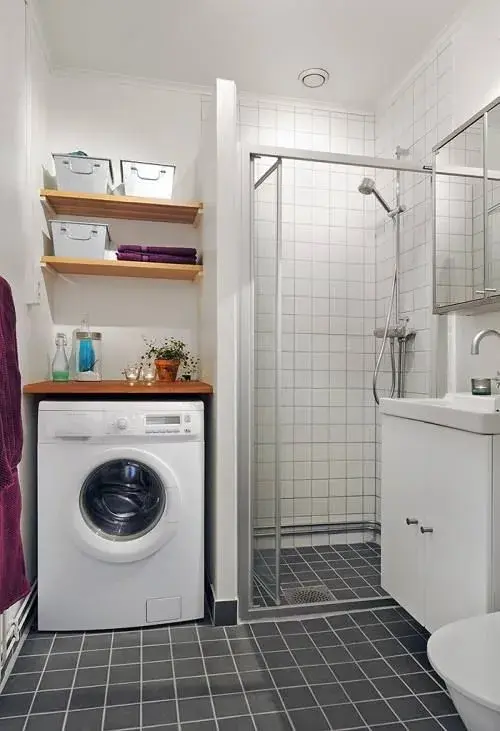 Lavadero en el baño