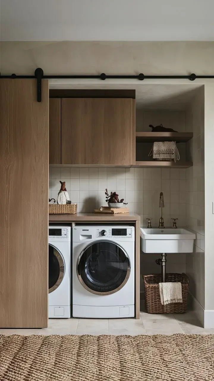 Lavadero escondido en un mueble