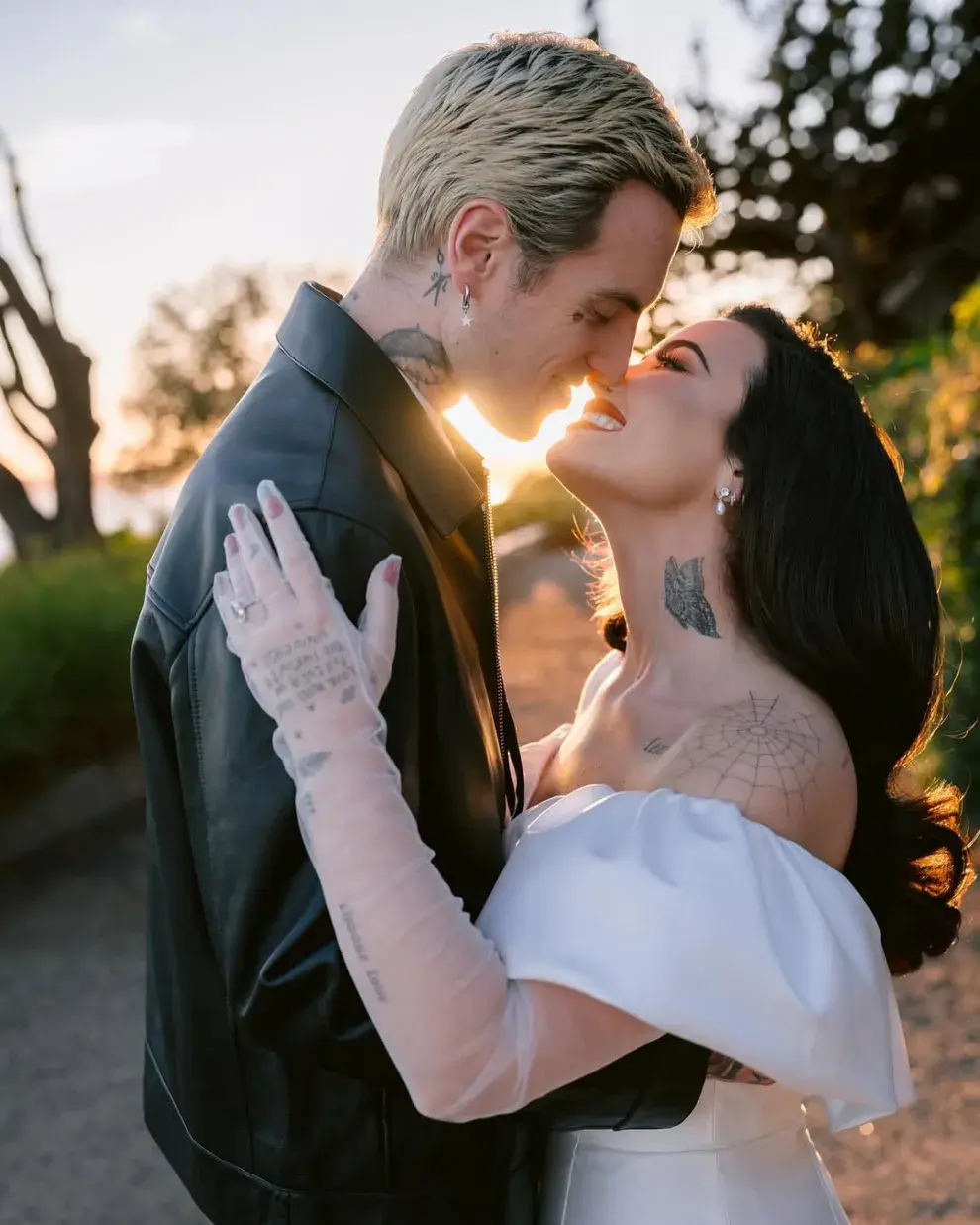 El fotógrafo, José Villa, fue quien también les tomó fotos el día de su boda. 