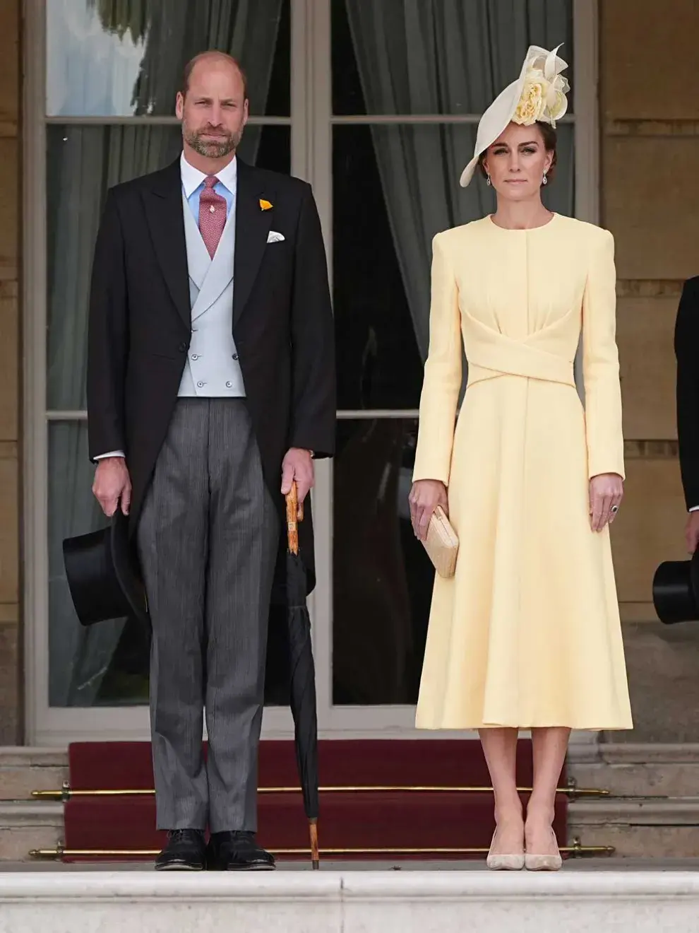 La princesa de Gales asistió junto a William a una de las tradicionales garden parties en Buckingham, en representación del rey Carlos III