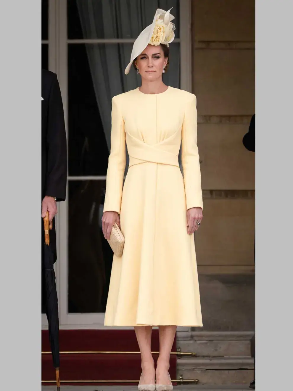 Kate Middleton con un estilismo en Yellow Butter