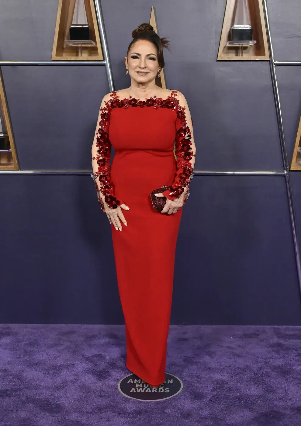 Gloria Estefan en los AMAs, American Music Awards 2025.