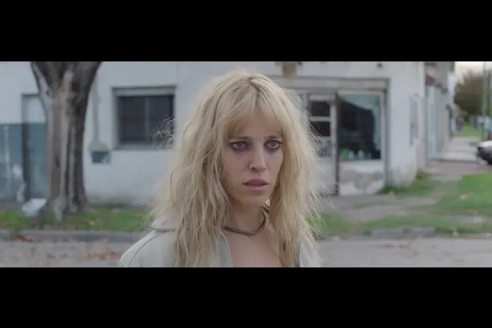 Luisana Lopilato en la filmación de Pepita, la pistolera