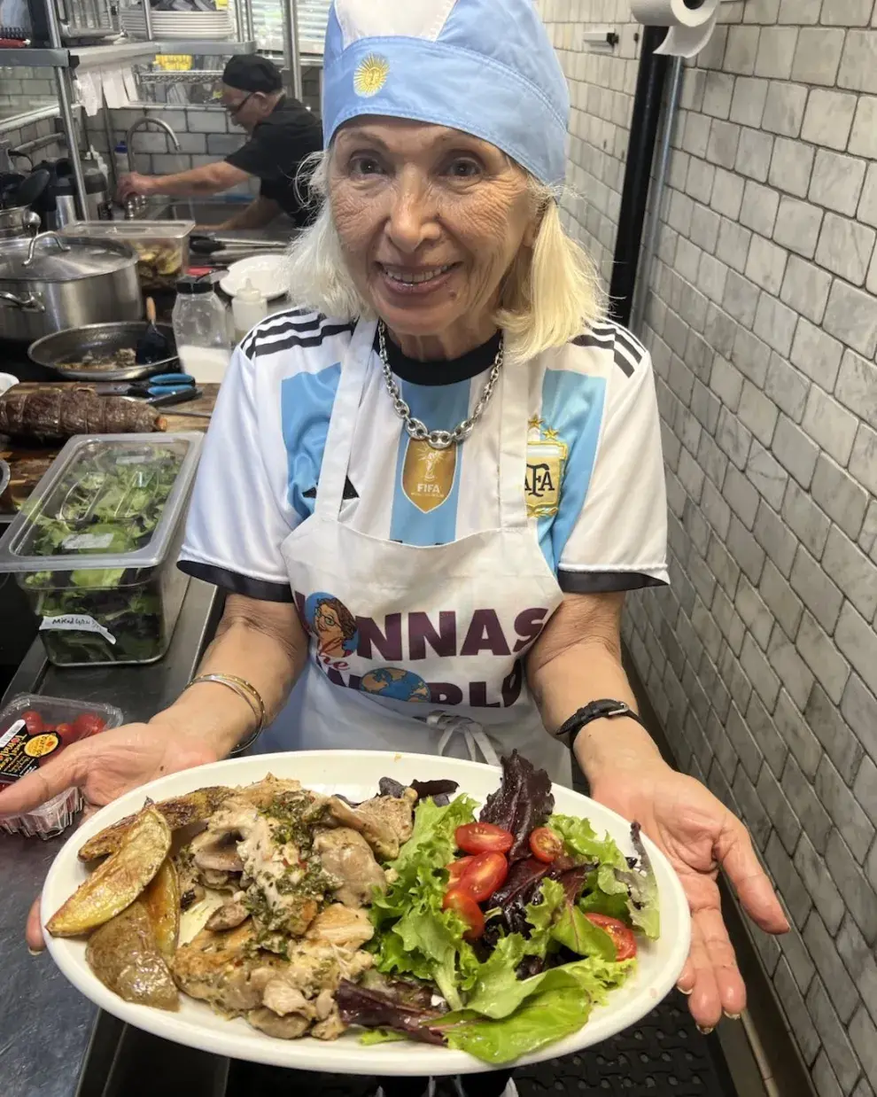 Carmen Bernardo, la argentina que es una de las Nonnas de Enoteca Maria.
