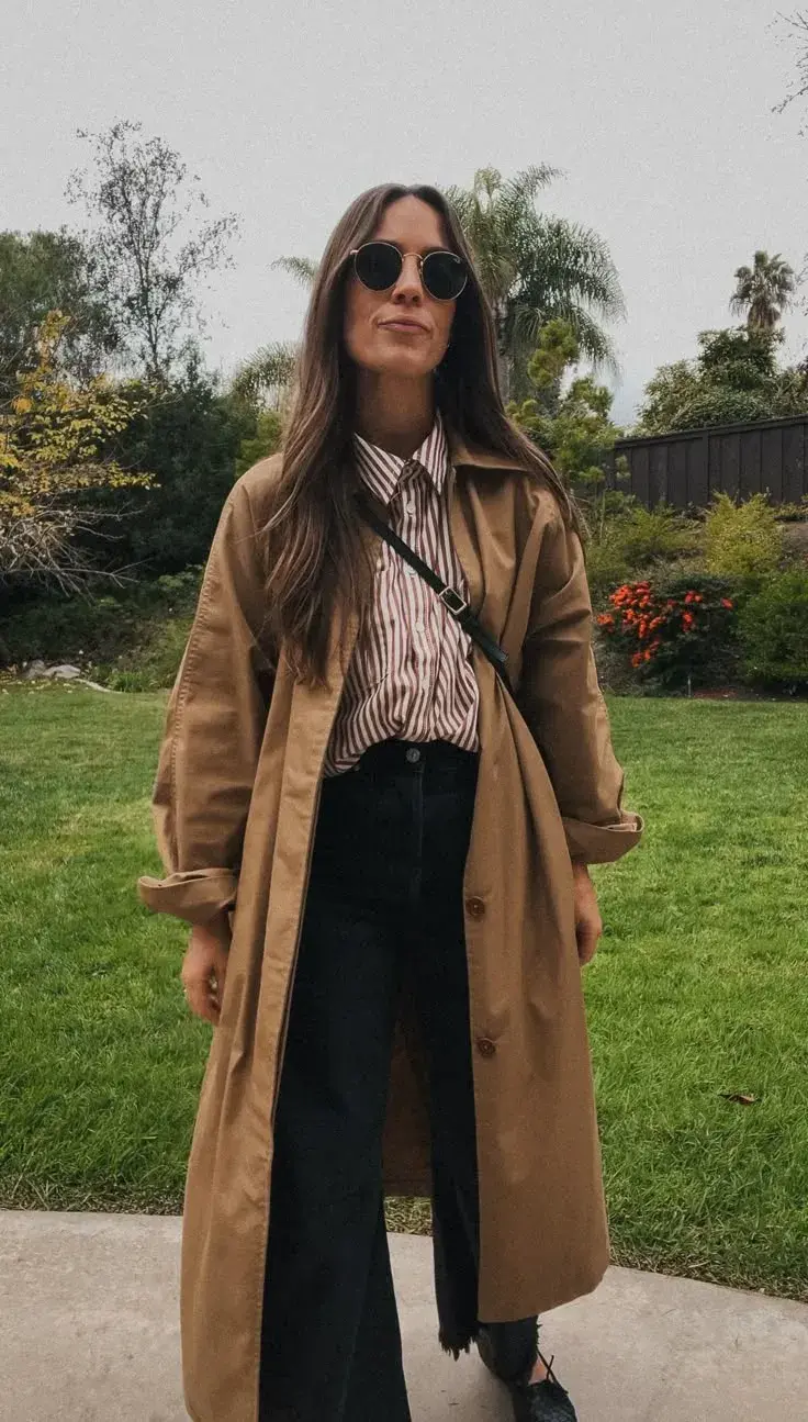 Con camisas por debajo, podés lograr un look perfecto para el otoño.