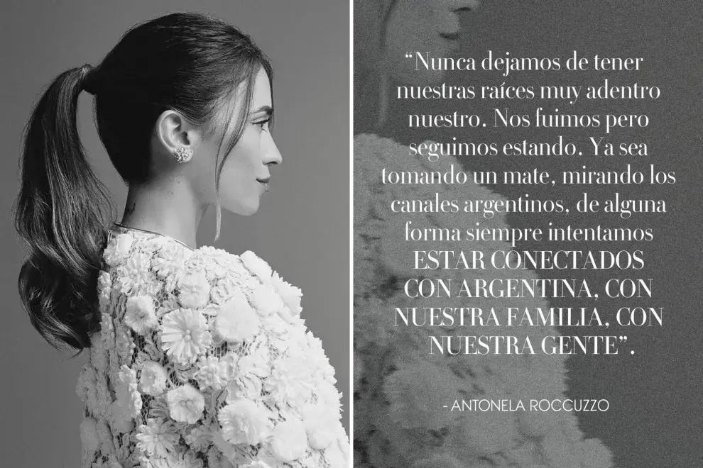 Antonela Roccuzzo en Vogue México.
