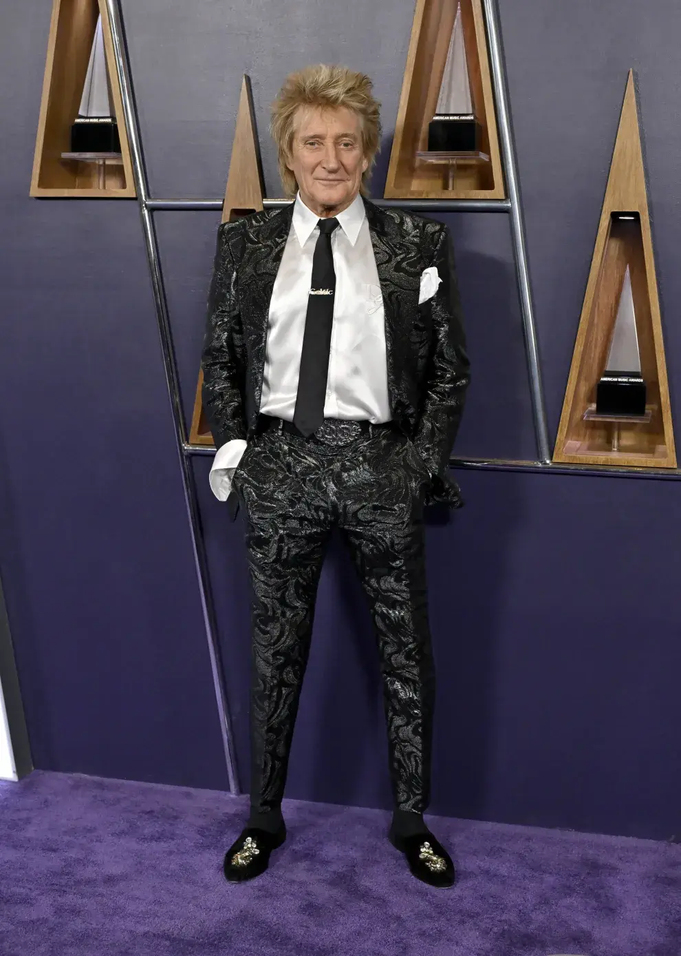 Rod Stewart en los AMAs, American Music Awards 2025.