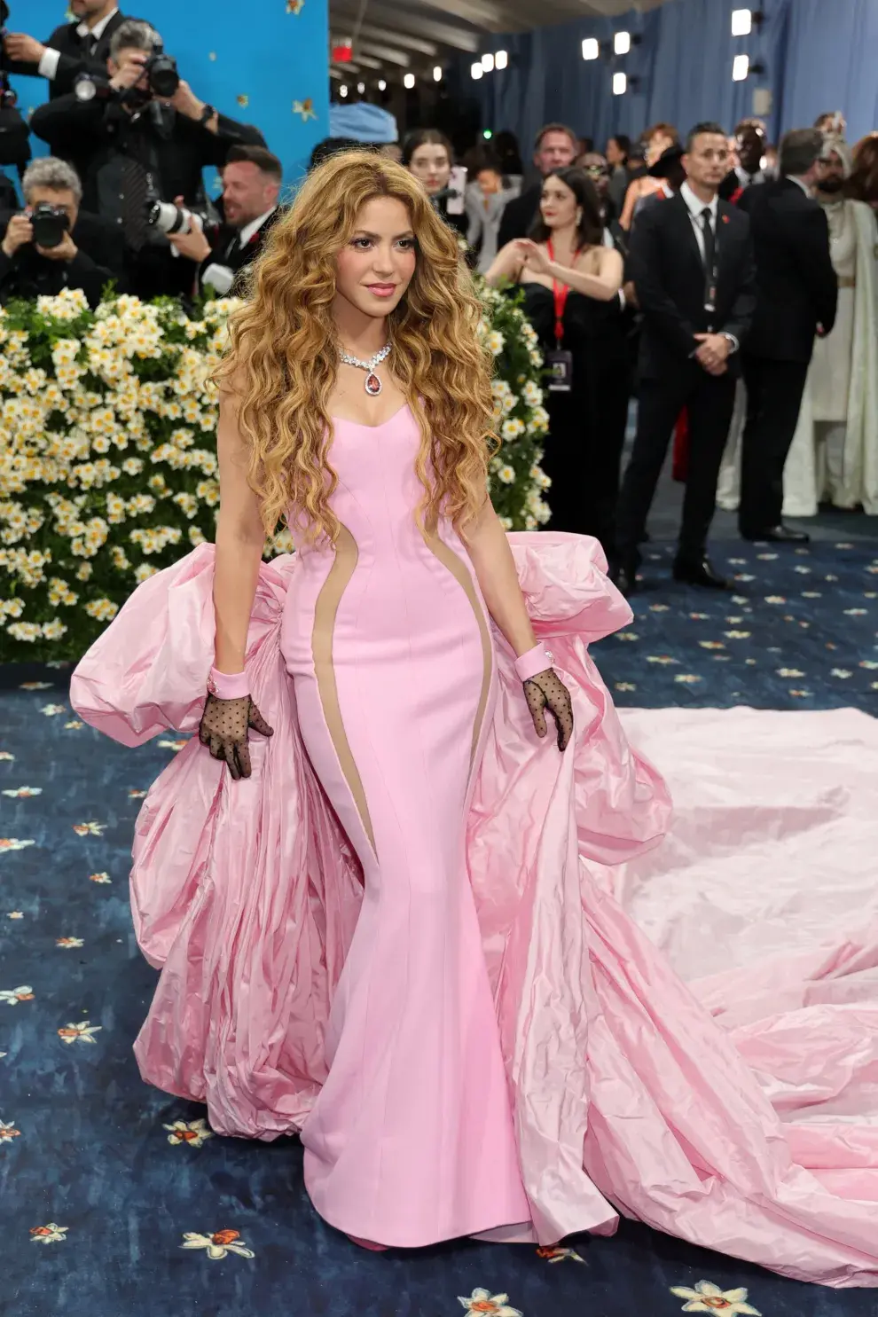 Shakira en la Met Gala 2025.