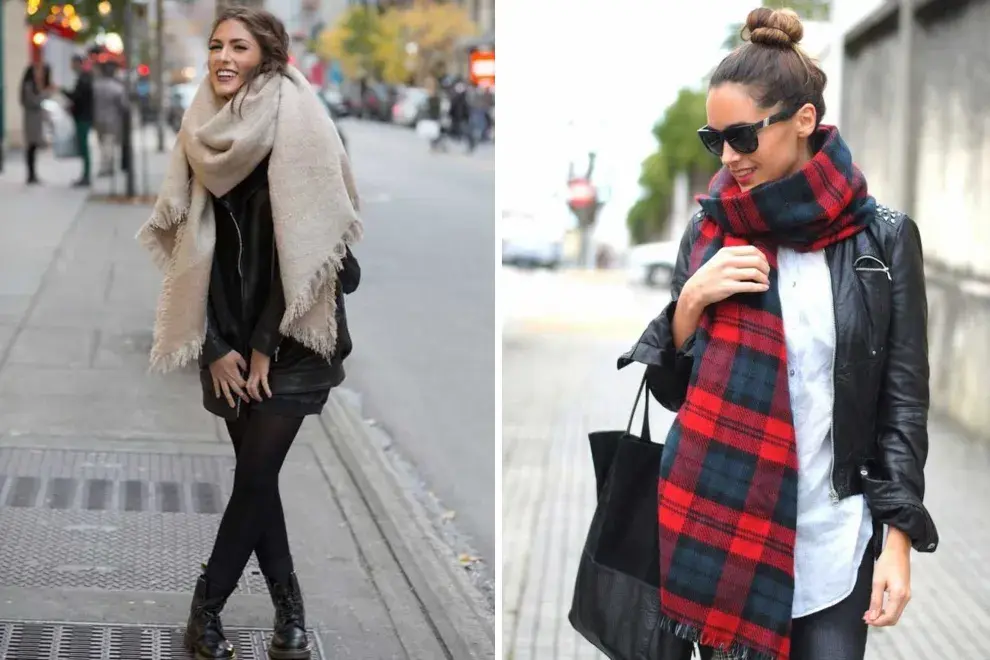 Las bufandas XXL son el hit del alto invierno